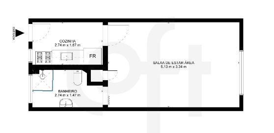 Apartamento à venda com 1 quarto, 37m² - Foto 20